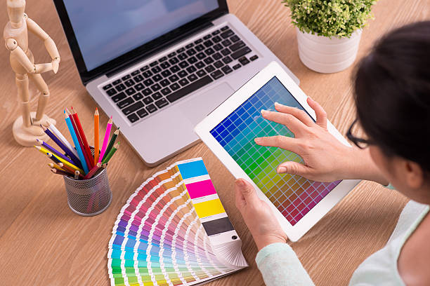Modern designer workplace